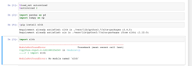 Cannot Import Nltk In Jupyter Even Though I Can Import It In Python Console Stack Overflow