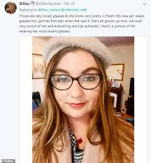 Girl, 4, flooded with supportive selfies after revealing she's too  embarrassed to wear new glasses