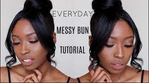 Stay in tune with the latest fashion, and check out the trendiest two strand twist styles. Everyday Messy Bun Bang Quick Easy Natural Hairstyles Youtube
