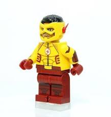 Lego Kid Flash Minifigure Minifig Figure Lego Lego Dc Lego Custom Minifigures