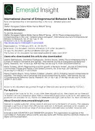 Pdf Rural Entrepreneurship Or Entrepreneurship In The Rural Between Place And Space