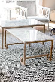 Many nesting tables seem to be clones of each other. Marble Nesting Tables For The Living Room Dorsey Designs