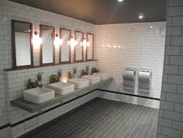 An example of a single ada bathroom layout. Commercial Bathrooms