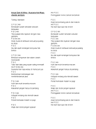 Gm c f di hari mulia bertemu mesra ( 2 x ). Suasana Hari Raya Lirik Chord