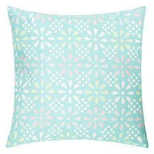 Die richtigen maße für lounge kissen. Outdoor Garten Kissen Daisy Flower Turkis Mit Blumenmuster Grun Grau Rosa Weiss 45x45cm Schoner Leben Dein Lieblingsladen Im Netz