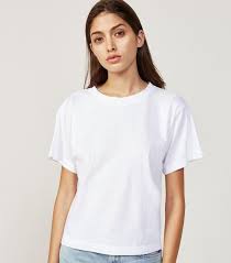 3x1 Cropped Boyfriend Tee White White Tshirt Boyfriend Tee Fashion Essentials