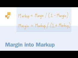 how to turn markup into margin inflow inventory