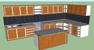 Easy kitchen design in sketchup with sketchthis kitchen design! Kitchen Cabinet 3d Skp Model For Sketchup Designs Cad