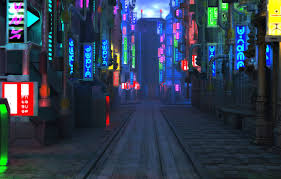 Looking for the best wallpapers? Wallpaper Street The Sidewalk Blade Runner Future City Images For Desktop Section Rendering Download