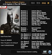 Oct 26, 2018 · batman: Batman Arkham Origins Cheat Engine Table