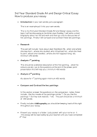 The tie between culture and art is profound and close as the two have a joint and beneficial relationship. Essay About Paintings