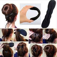 2pcs Magic Sponge Clip Foam Donut Hair Styling Bun Maker Curler Tool Ring Twist Hair Styles Hair Brands Hair Beauty