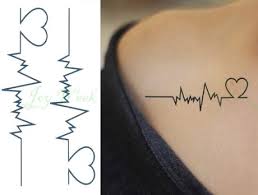 Etching tattoo style (linework) has a lot in common with dotwork and minimalism. Tattoos Letters Heart Beat Tattoo Sticker Free Global Delivery