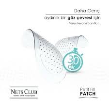 Yapiskan Dolgu Goz Alti Bantlari Petit Fill Patch 23 Ara 2017 28 Sub 2018 Goz Cevresinde Varolan Kirisiklik Morluk Ve Torbal Yapiskan Estetik Uygulamalar