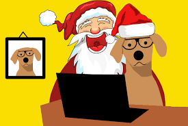 Resultado de imagen de papa noel ordenador