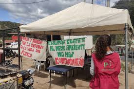 PBI-Guatemala accompanies the Chinautla Multisector Urban Platform at its  sit-in resistance to the San Luis stone mine