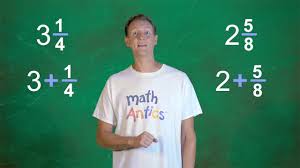 • 5 and 5/2 (or 15/2 as an improper fraction) Math Antics Adding Mixed Numbers Youtube