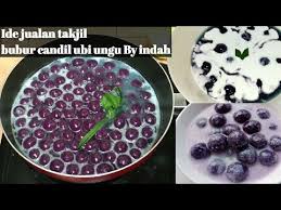 Resep bubur candil ubi ungu. Cara Membuat Bubur Candil Ubi Ungu Youtube