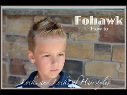 Fohawk hairstyle on thick hair. Fohawk Hairstyle Tutorial Youtube