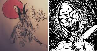 Download high quality scary pictures for your device. Hey Pandas Draw Something Scary And Post It Here Closed Bored Panda