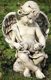 11 Sitting Cherub Angel With Wings Garden Statue In 2021 Angel Statues Sculpture Outdoor Garden Statues Angel Garden Statues