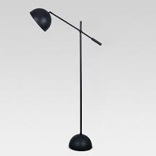Metal Dome Task Floor Lamp Black Includes Energy Efficient Light Bulb Project 62 Leanne Ford Target