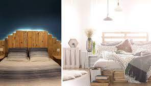 On vous donne de l'inspiration pour réaliser cette jolie pièce déco, sans dépenser un sou mais en utilisant juste un petit peu d'huile de coude. Tete De Lit En Palette 15 Idees Do It Yourself Pour Votre Deco