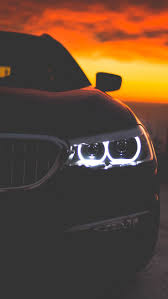 2160 3840 Fond D Ecran Auto Phare Nuit Flou Des Voitures Bmw Cars Bmw Car Wallpapers
