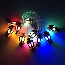 Shop wayfair for all the best outdoor lighted christmas decorations. 1 65m 10 Lights Stereo Palace Lamp Led Eid Mubarak Decorative String L Come To Mama S Kitchen