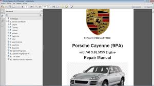 Porsche Cayenne 9pa 3 6 Workshop Repair Manual Manual De Taller Repair Manuals Porsche Panamera Porsche Cayenne