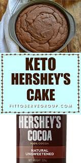 Keto Hershey S Cake Stop Missing The Classic Chocolate Cake On The Back Of The Box Of Hershey S Cocoa W Keto Chocolate Cake Ketogenic Recipes Keto Diet Recipes