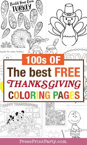 Join mickey mouse and friends for a holiday feast with these great thanksgiving coloring pages click on images free winnie the pooh thanksgiving coloring pages disney character free thanksgiving coloring pages printable for disney characters. The Best Free Thanksgiving Coloring Pages Printable Press Print Party