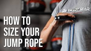 Then see the indicated rope length recommended for that height. How To Size Your Jump Rope Rx Smart Gear