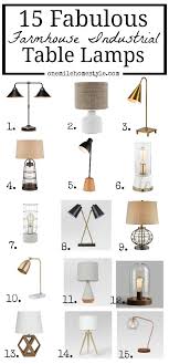 15 Fabulous Farmhouse Industrial Table Lamps Industrial Table Lamp Farmhouse Table Lamps Farmhouse Lamps