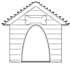 Normal coloring books and coloring pages are printed on. Doghouse Coloring Page Google Search Hondenhok Afbeeldingen Kleurplaten