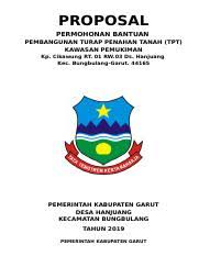 Rt 06 rw 06 dusun bada'an bada'an desa bebengan bebenga n kecamatan boja kabupaten kendal. Proposal Tpt Docx Proposal Permohonan Bantuan Pembangunan Turap Penahan Tanah Tpt Kawasan Pemukiman Kp Cikawung Rt 01 Rw 03 Ds Hanjuang Kec Course Hero