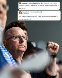 In Austin at the SWC swim meet in 1981.