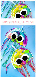 Paper Plate Jellyfish Craft Paper Plate Crafts For Kids Jellyfish Craft Daycare Crafts