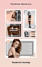 Fashion Banners Collection On Behance Fashion Banner Banner Design Layout Banner Design Inspiration
