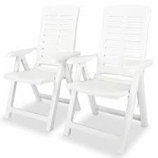 If your patio is covered, consider furniture made from wood, plastic, or wicker since they won't in direct contact with the elements. Best Price White Plastic Garden Chairs