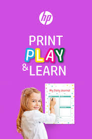 Hp Print Play Learn Kids Learning School Holiday Activities Learning Worksheets