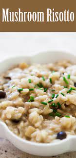 Mushroom Risotto Recipe Mushroom Risotto Recipes Stuffed Mushrooms Risotto Recipes