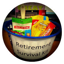 Retirement Survival Kit For A Man Paint Brush Duct Tape Fishing Lures Fishing Regulation Retirement Survival Kit Retirement Gifts For Dad Retirement Gifts