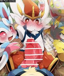 Lucario and cinderace hoopa comic porn | HD Porn Comics