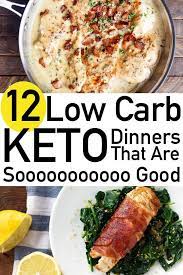 12 Mouth Watering Low Carb Dinner Recipes That Are Easy To Make The Unlikely Hostess Low Carb Dinner Recipes Low Carb Diet Recipes Low Carb Dinner