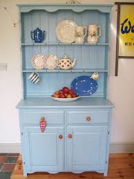vintage french blue painted distressed