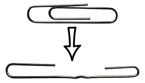 Then, take some pliers and bend the end of the paperclip so there is a small angle at the end. How To Pick A Lock With A Paperclip Art Of Lockpicking Com