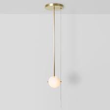 Gidu Mid Century Modern Pull Chain Pendant Light Globe Pendant Pull Chain Light Fixture In Gold Pull Chain Light Fixture Wood Ceiling Lights Globe Lights