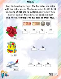 Maths worksheet for grade 1. Money Math Worksheets Mathsdiary Com