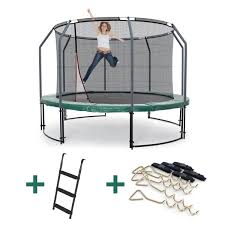Original Deluxe Trampolin 305 Cm Spar Set Trampolin Trampolin 305 Gartentrampolin